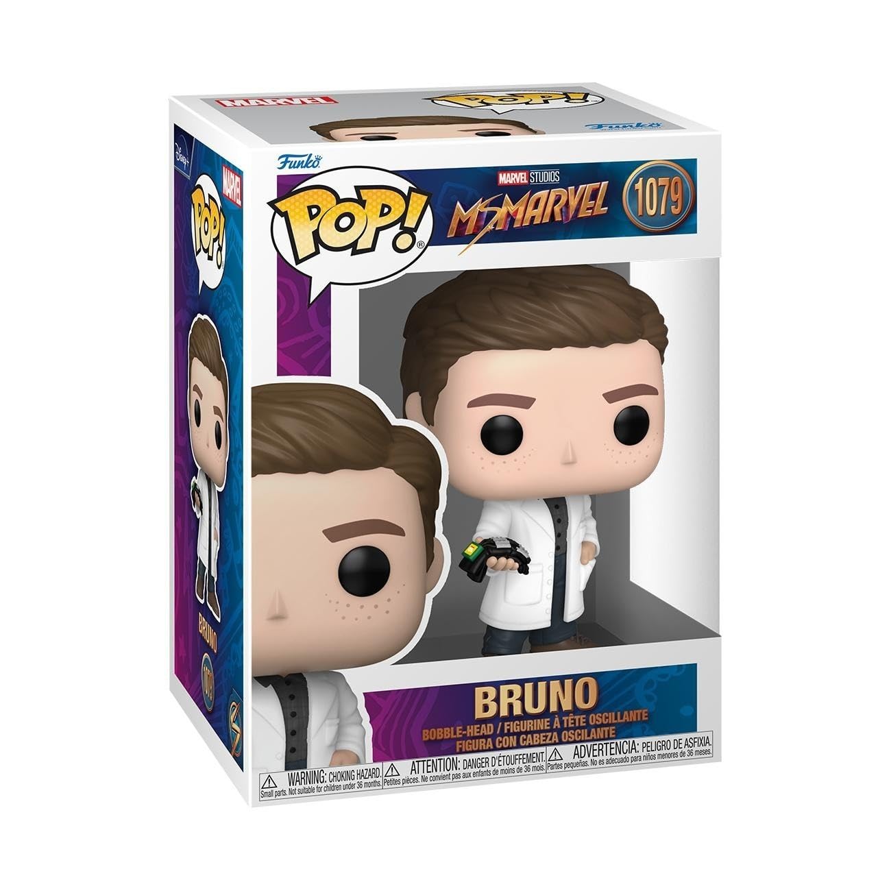 Funko POP! Marvel: Ms. Marvel - Bruno - Collectable Vinyl Figure - Gift Idea - Official Merchandise - Toys for Kids & Adults - TV Fans - Model Figure for Collectors and Display