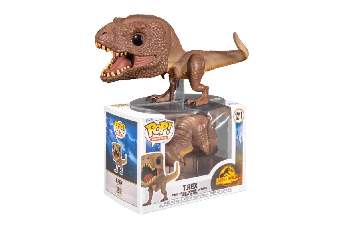 Funko Pop! Movies: JW3 - Tyrannosaurus - T.Rex - Jurassic Park - Collectable Vinyl Figure - Gift Idea - Official Merchandise - Toys for Kids & Adults - Movies Fans - Model Figure for Collectors