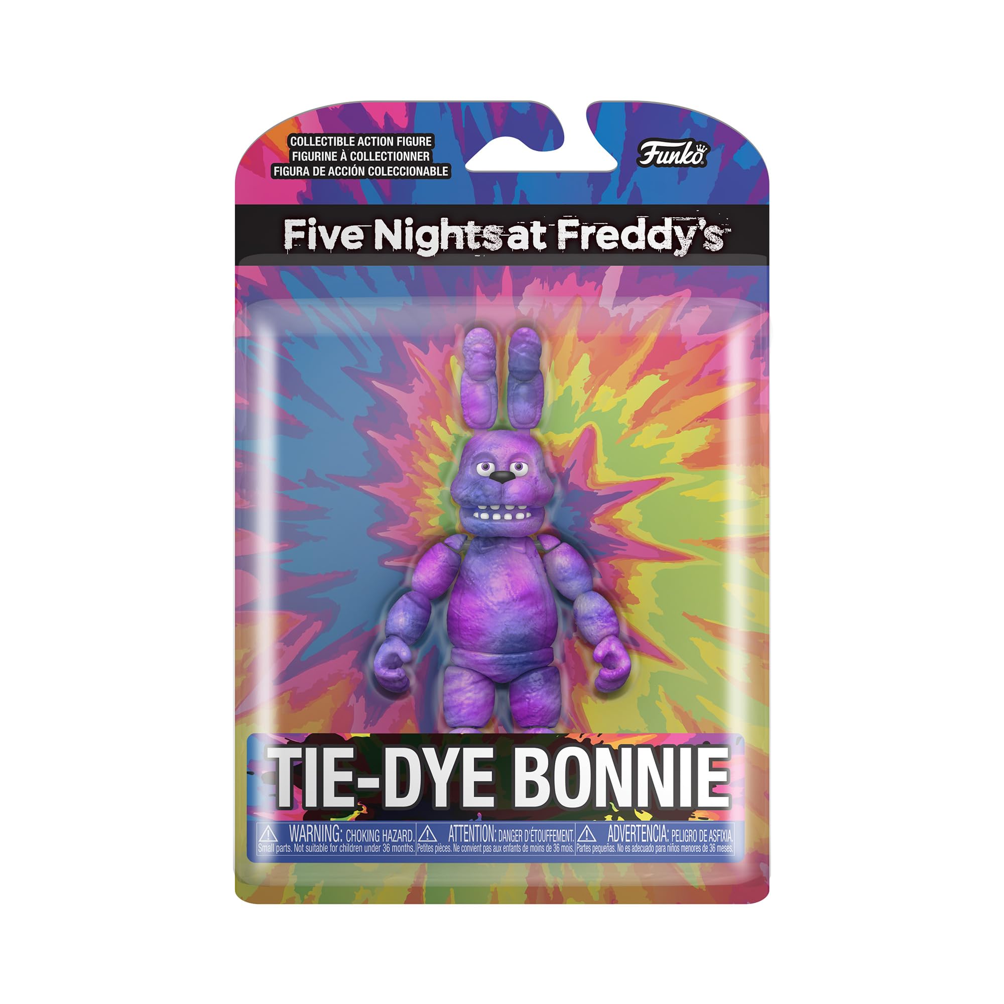 Funko Action Figure 5": Five Nights at Freddy's (FNAF) Tiedye - Bonnie The Rabbit - Sammlerstück - Geschenkidee - Offizielle Handelswaren - Für Jungen, Mädchen, Kinder & Erwachsene - Video Games Fans