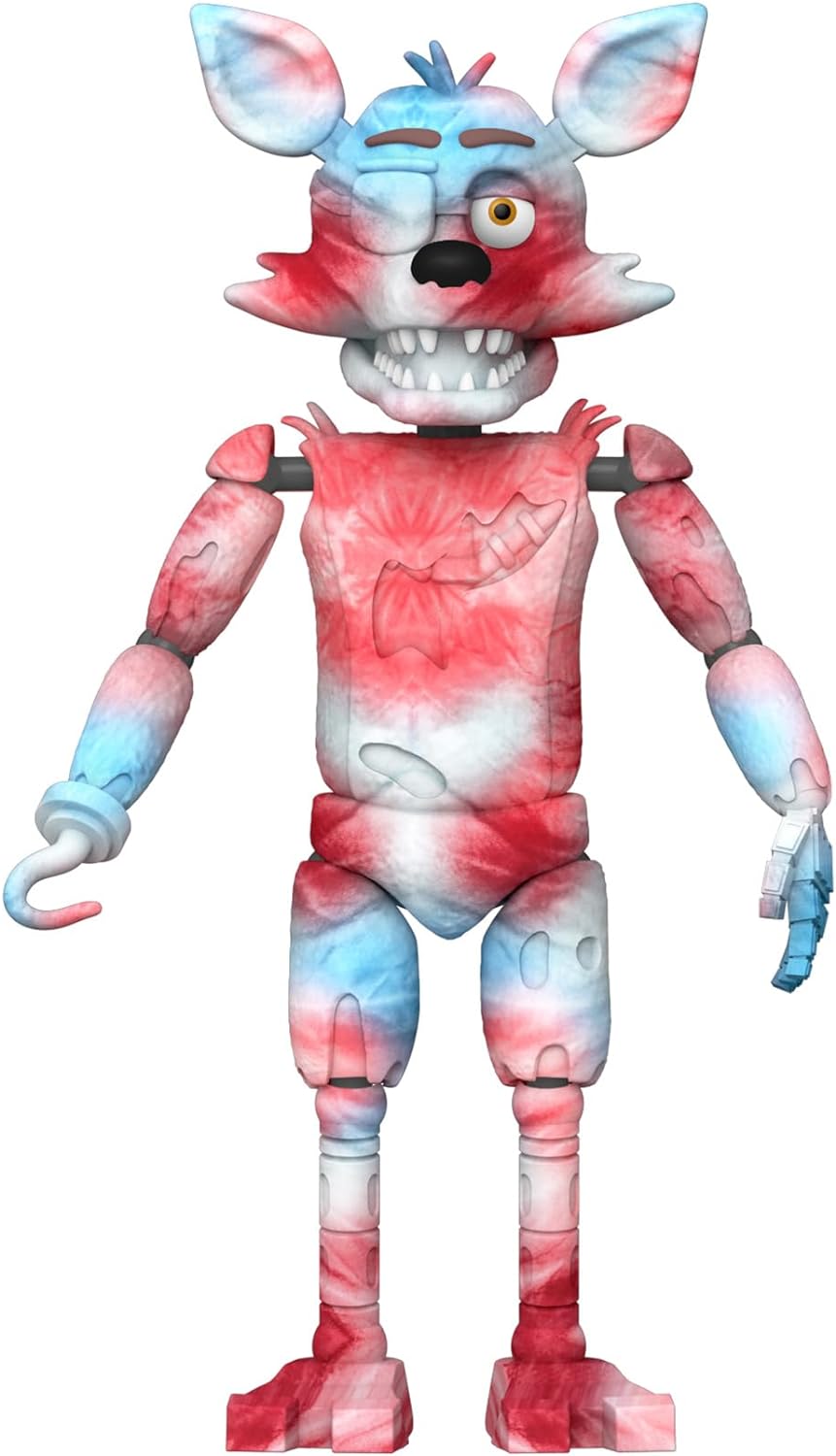 Funko Action Figure 5": Five Nights At Freddy's (FNAF) TieDye - Foxy - Collectable Toy - Gift Idea - Official Merchandise - for Boys, Girls, Kids & Adults