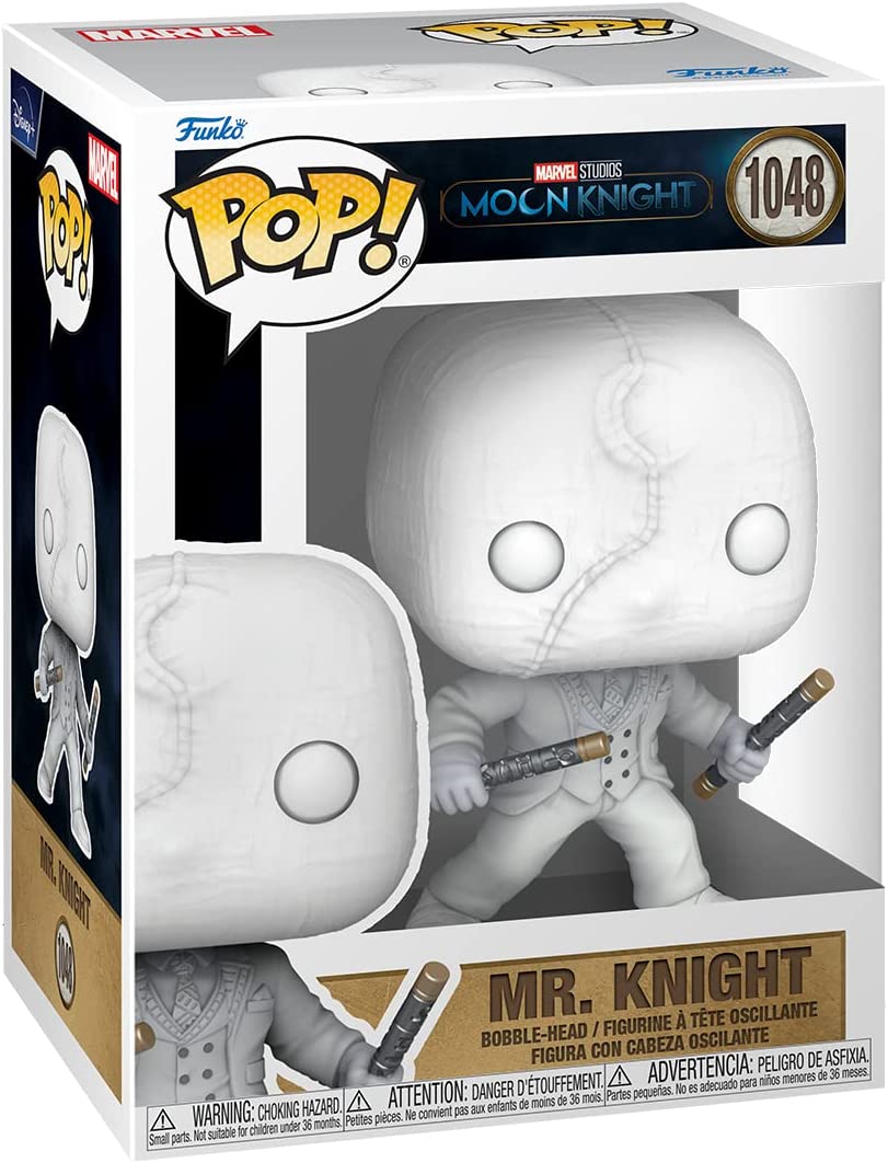 Funko POP! Marvel: Moon Mister Knight - Mr. Mister Knight - Collectable Vinyl Figure - Gift Idea - Official Merchandise - Toys for Kids & Adults - TV Fans - Model Figure for Collectors and Display