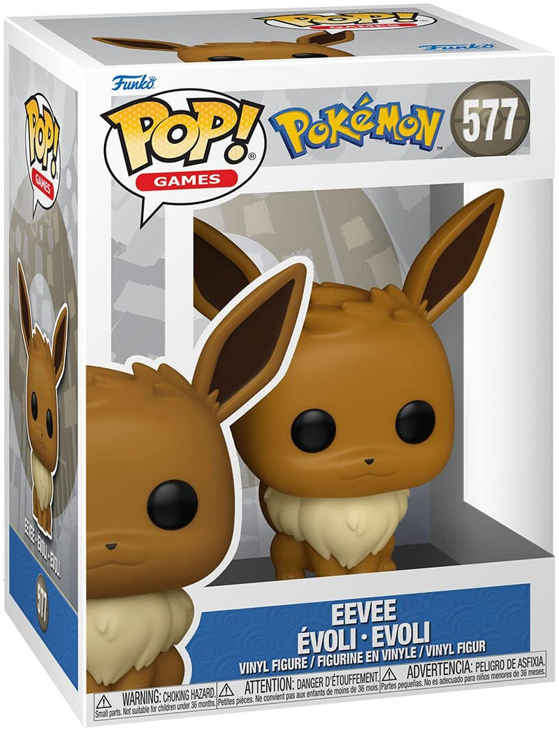 Funko POP! Games: Pokemon - Eevee - Collectable Vinyl Figure - Gift Idea - Official Merchandise - Toys for Kids & Adults - Video Games Fans - Model Figure for Collectors and Display One Size Multicolo