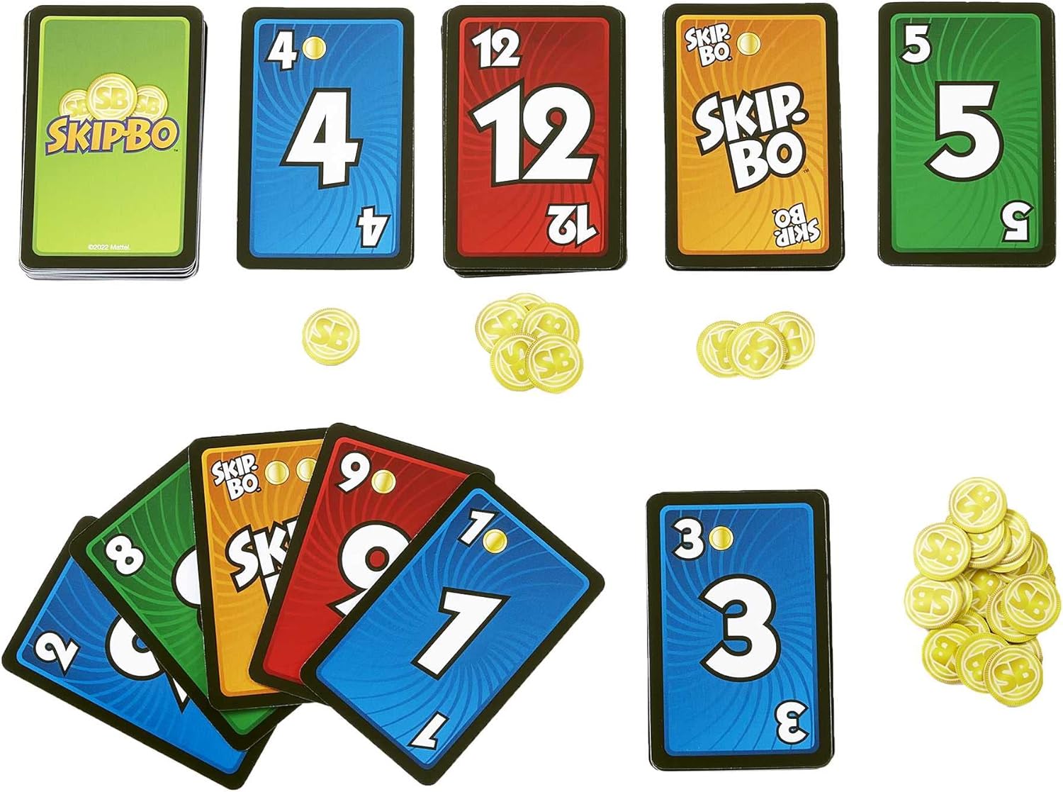 Skip-Bo Skip-Bo HJR21 Games, Multicoloured