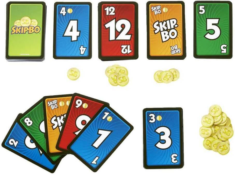Skip-Bo Skip-Bo HJR21 Games, Multicoloured