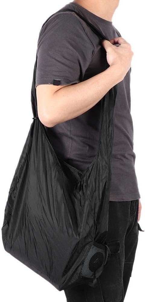 Belissy 5L Portable Large Capacity Reusable Folding Shopping Bag Nylon Single-Shoulder Storage Bag