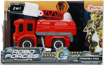 Toi Toys Robot Fire Engine Change