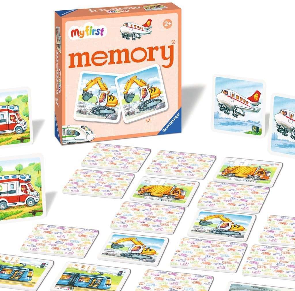 Ravensburger My First Memory Game - Matching Picture Snap Pairs For Kids Age 3 Years Up - Educational Todder Toy