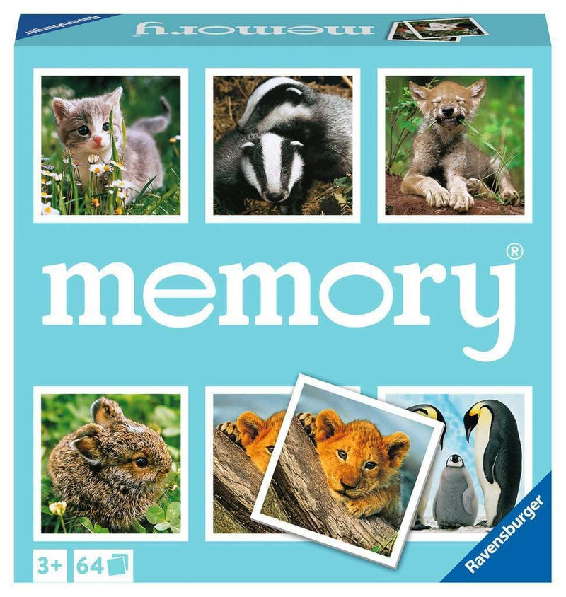 Ravensburger Animal Babies Memory Game for Kids Ages 3 and Up – A Fun & Fast Picture Matching Game