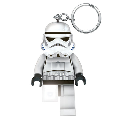 IQ Lego Star Wars Schlüsselanhänger mit LED-Taschenlampe Spielzeuggeschenke für Kinder - 76 mm große Figur - 2 CR2025 Batterien enthalten