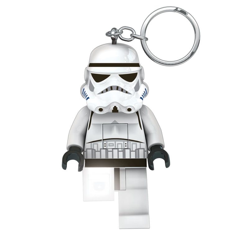 IQ Lego Star Wars Schlüsselanhänger mit LED-Taschenlampe Spielzeuggeschenke für Kinder - 76 mm große Figur - 2 CR2025 Batterien enthalten