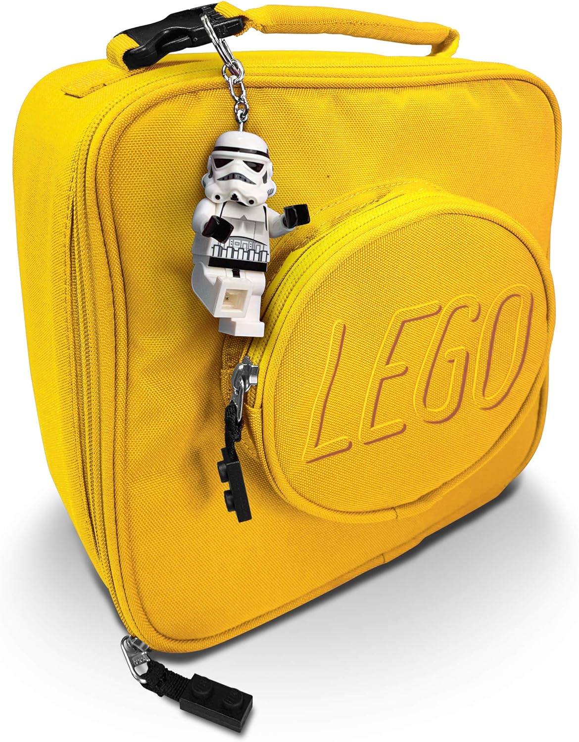 IQ Lego Star Wars Schlüsselanhänger mit LED-Taschenlampe Spielzeuggeschenke für Kinder - 76 mm große Figur - 2 CR2025 Batterien enthalten
