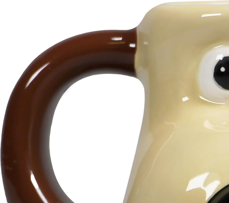 Half Moon Bay | Gromit Mug Mini | Wallace and Gromit Mug | Ceramic Coffee Mug | 3D Coffee Cup & Tea Mug | Funny Mugs for Men | Novelty Mug Large Mug | Wallace and Gromit Gifts | Novelty Gifts for Men