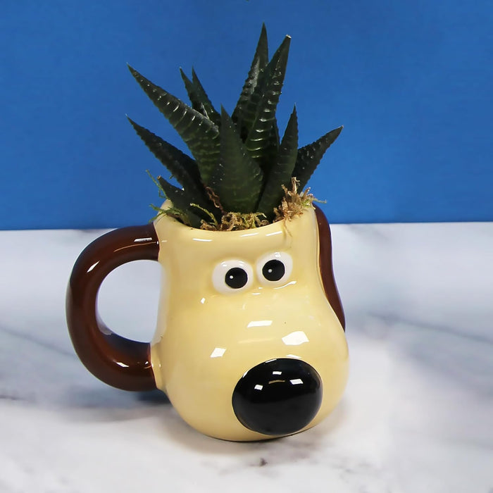 Half Moon Bay | Gromit Mug Mini | Wallace and Gromit Mug | Ceramic Coffee Mug | 3D Coffee Cup & Tea Mug | Funny Mugs for Men | Novelty Mug Large Mug | Wallace and Gromit Gifts | Novelty Gifts for Men
