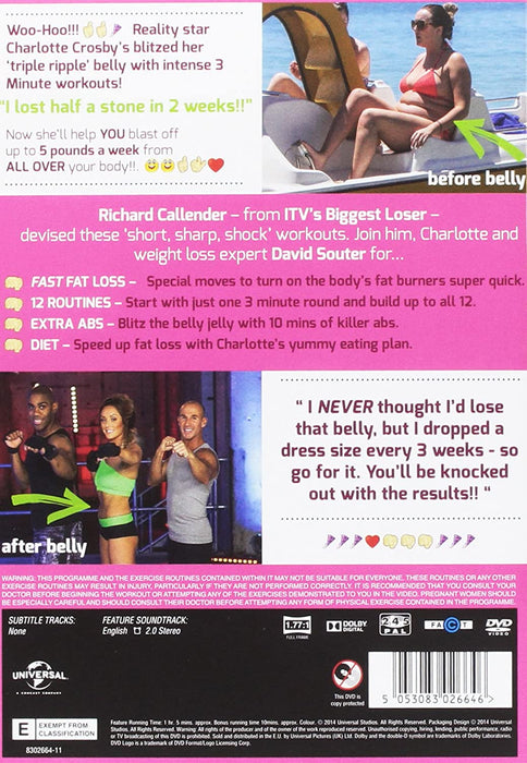 Charlotte Crosby’s 3 Minute Belly Blitz