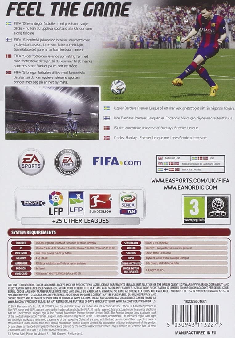Pc Fifa 15 (Nordic)-Pc