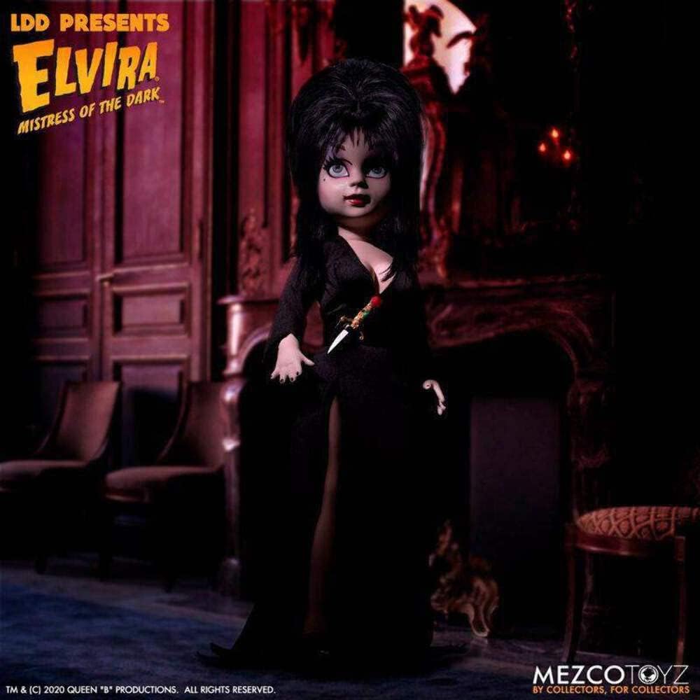 Mezco H857775 Elvira Mistress of The Dark, No Color, nico
