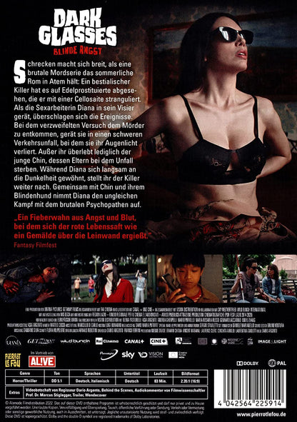 ARGENTO, DARIO - DARK GLASSES - BLINDE ANGST