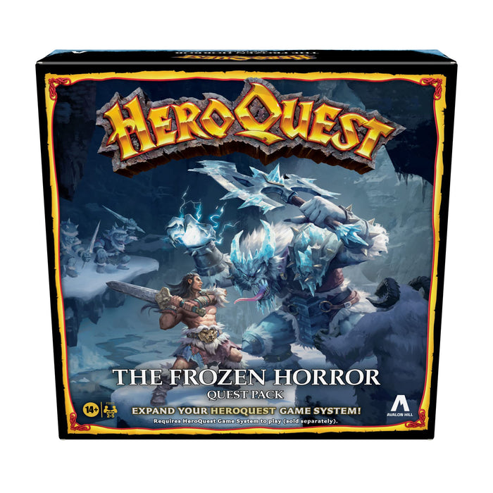 Avalon Hill HeroQuest The Frozen Horror Quest Pack & Hasbro Gaming HeroQuest Kellar's Keep Expansion, Ages 14 and Up 2-5 Players, Requires HeroQuest Game System to Play