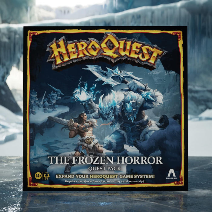 Avalon Hill HeroQuest The Frozen Horror Quest Pack & Hasbro Gaming HeroQuest Kellar's Keep Expansion, Ages 14 and Up 2-5 Players, Requires HeroQuest Game System to Play