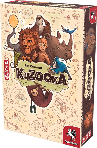 Pegasus Spiele- KuZOOkA Recomendado Juego del año 2023 Mesa, Multicolor (PES51230G