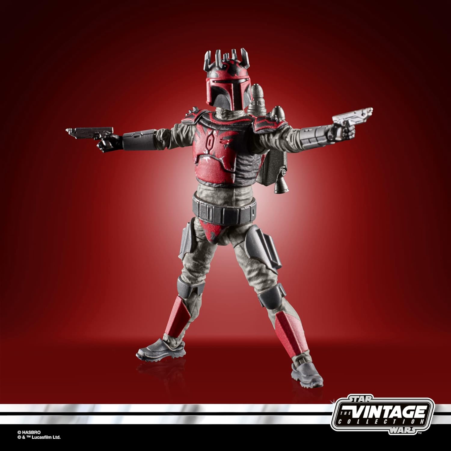 Hasbro Star Wars The Vintage Collection Mandalorian Super Commando Captain Toy 3.75-Inch-Scale Star Wars: The Clone Wars Figure, Multicolor, (F5629