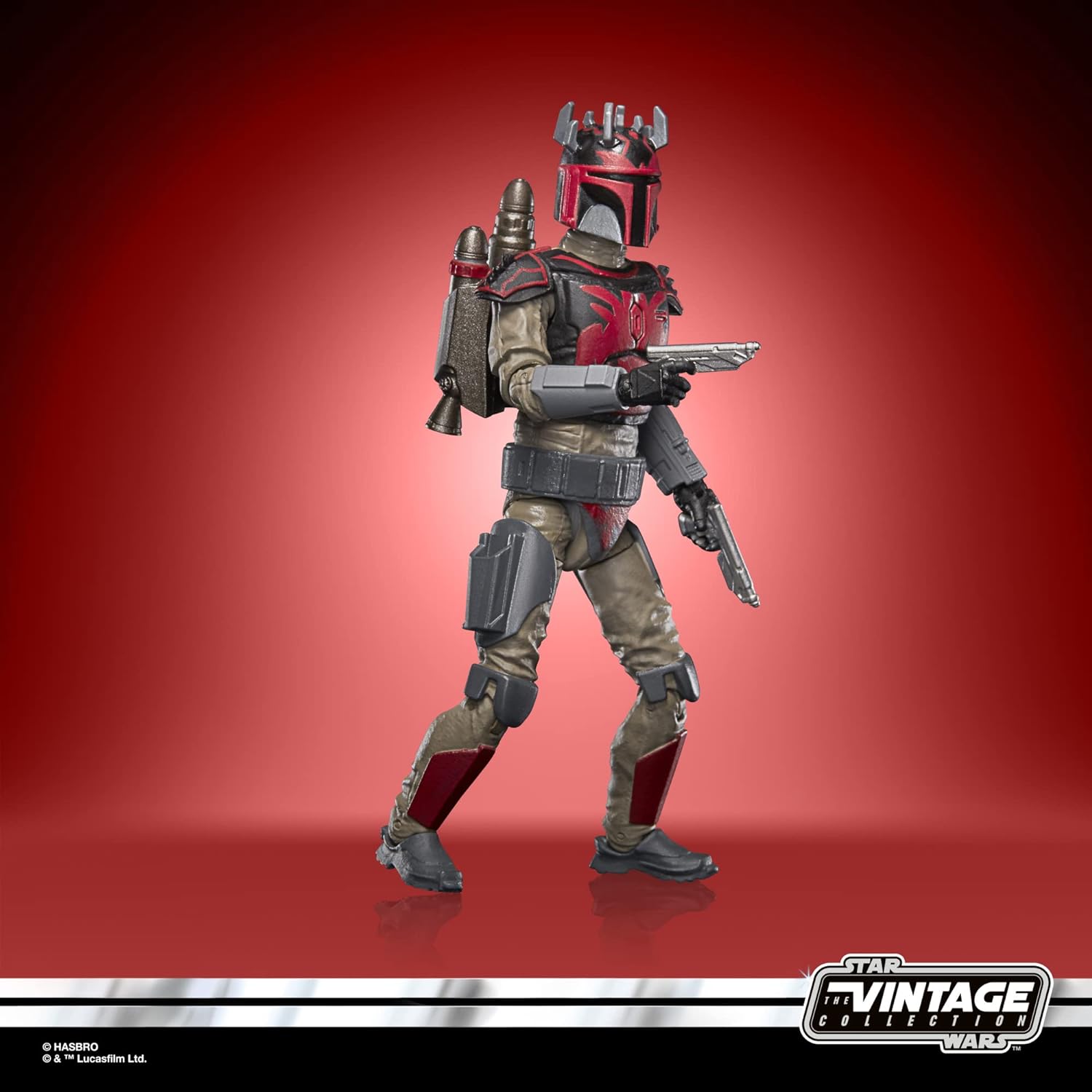Hasbro Star Wars The Vintage Collection Mandalorian Super Commando Captain Toy 3.75-Inch-Scale Star Wars: The Clone Wars Figure, Multicolor, (F5629