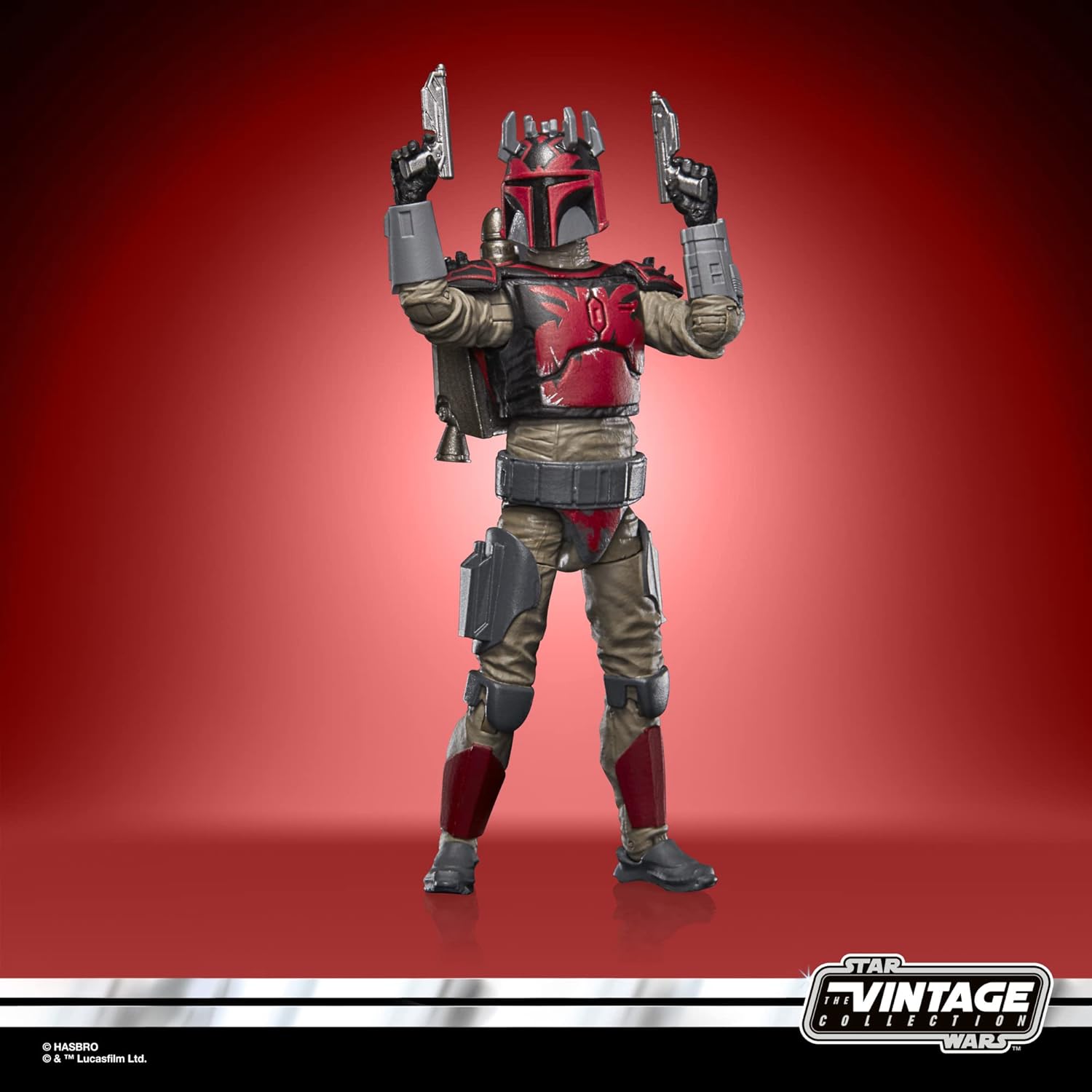 Hasbro Star Wars The Vintage Collection Mandalorian Super Commando Captain Toy 3.75-Inch-Scale Star Wars: The Clone Wars Figure, Multicolor, (F5629