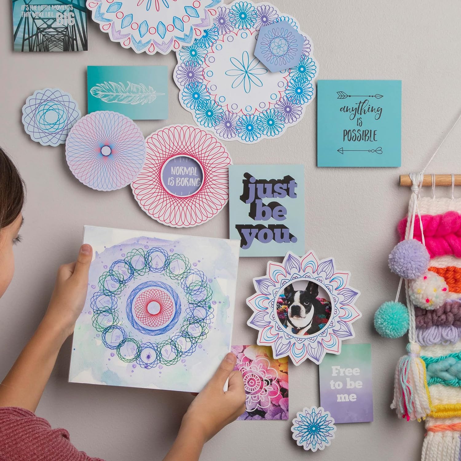 Mandala Spirograph, SP201, One Size