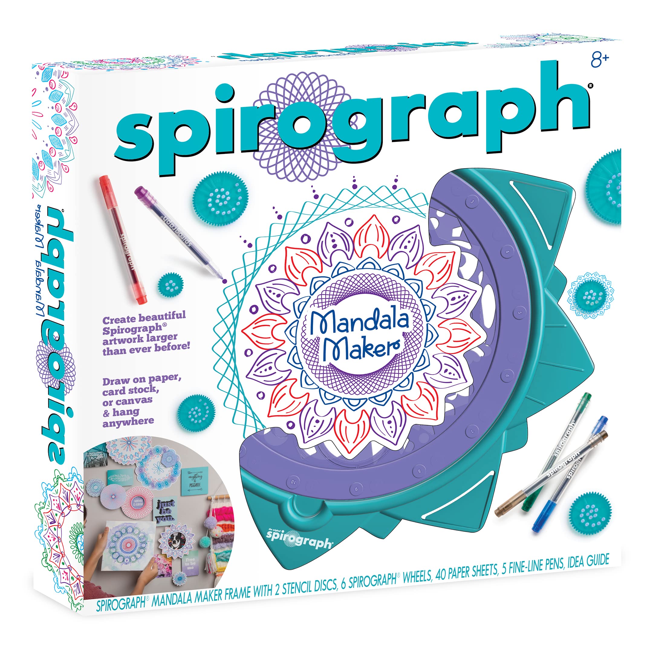 Mandala Spirograph, SP201, One Size
