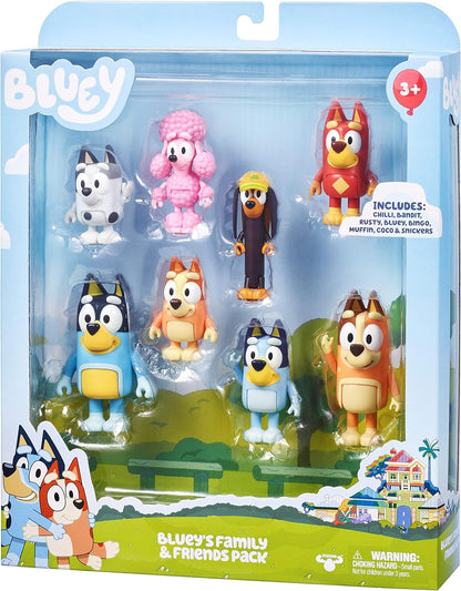 Bluey - BLUEY 8 FIGURE MULTIPACK - (90128