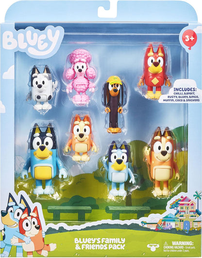 Bluey - BLUEY 8 FIGURE MULTIPACK - (90128