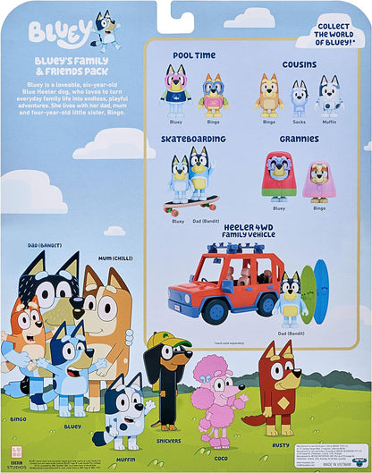 Bluey - BLUEY 8 FIGURE MULTIPACK - (90128