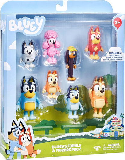 Bluey - BLUEY 8 FIGURE MULTIPACK - (90128