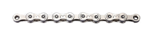 BBB Cycling E-Powerline Cycling Chain Bikechain with SmartLink QuickLink Included Bicycle Chain E-Bike Specific Ebike Chain for 8-Speed Chain Bikes 136 Links Nickel Plating Silver BCH-08E