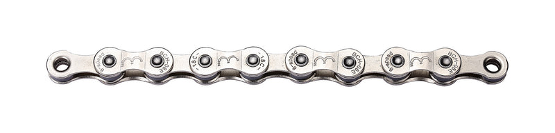 BBB Cycling E-Powerline Cycling Chain Bikechain with SmartLink QuickLink Included Bicycle Chain E-Bike Specific Ebike Chain for 8-Speed Chain Bikes 136 Links Nickel Plating Silver BCH-08E