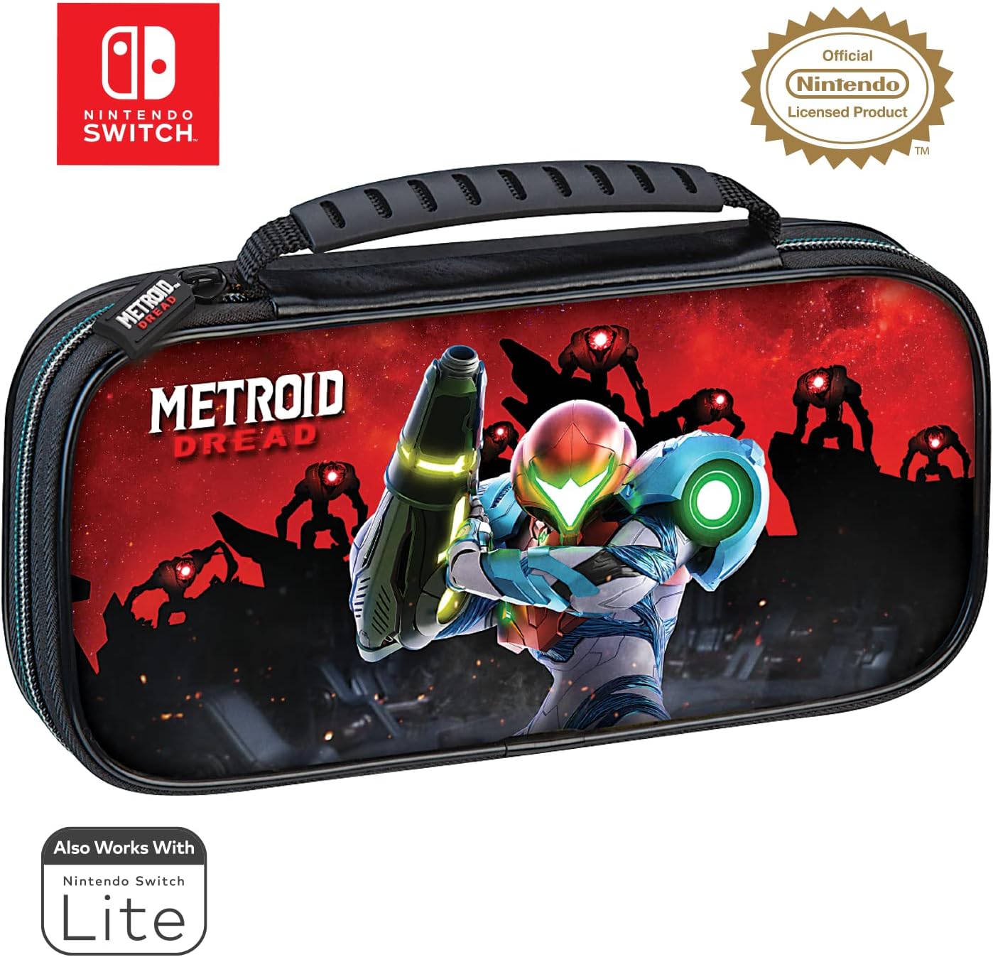 Tavel Case, Metroid Dread NNS37M Case for Nintendo Switch, Rot Black Switch Case