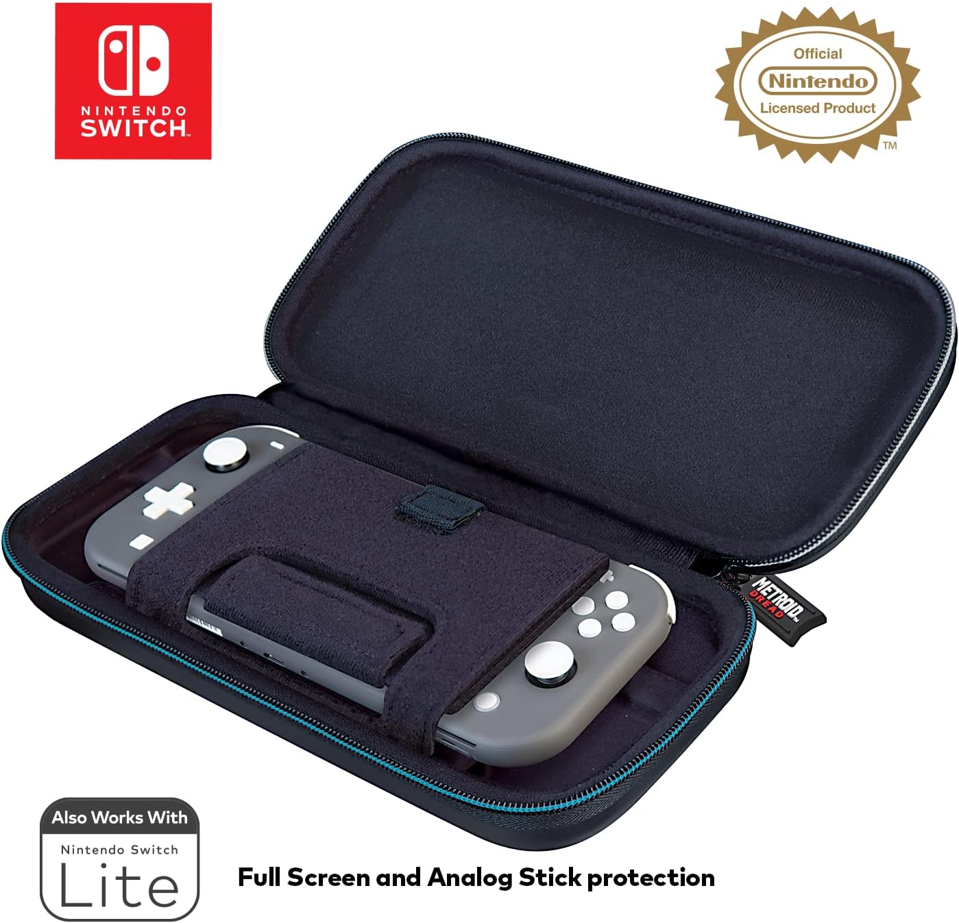 Tavel Case, Metroid Dread NNS37M Case for Nintendo Switch, Rot Black Switch Case