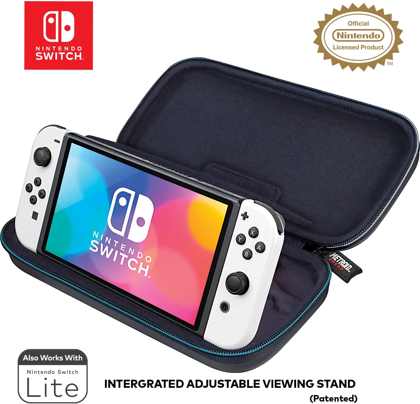 Tavel Case, Metroid Dread NNS37M Case for Nintendo Switch, Rot Black Switch Case
