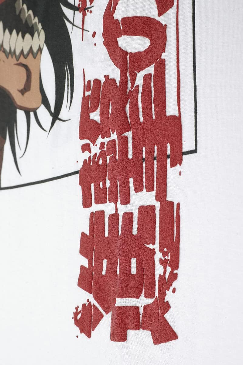 Attack On Titan Channel Titan Männer Trikot weiß L 100% Baumwolle Anime, Fan-Merch, TV-Serien