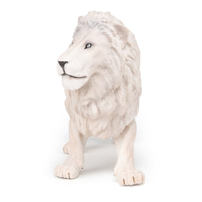 PAPO Large Figurines Large White Lion Toy Figure, White (50185)