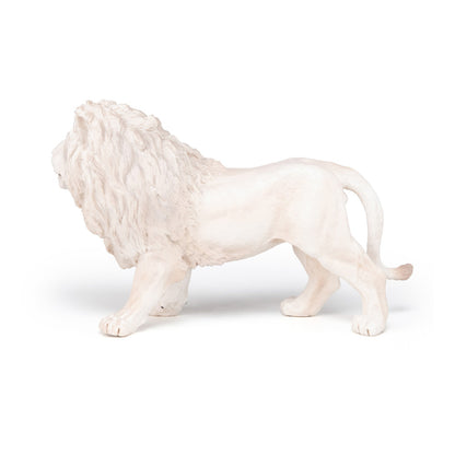 PAPO Large Figurines Large White Lion Toy Figure, White (50185)