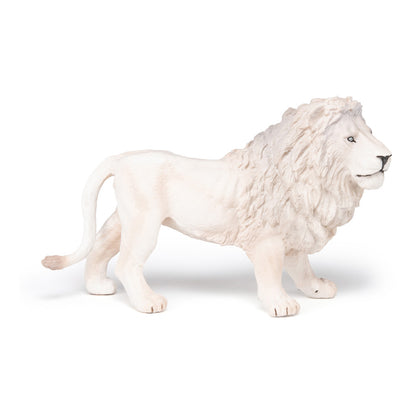 PAPO Large Figurines Large White Lion Toy Figure, White (50185)