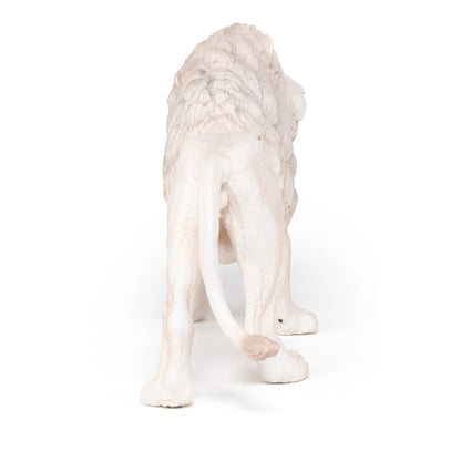 PAPO Large Figurines Large White Lion Toy Figure, White (50185)