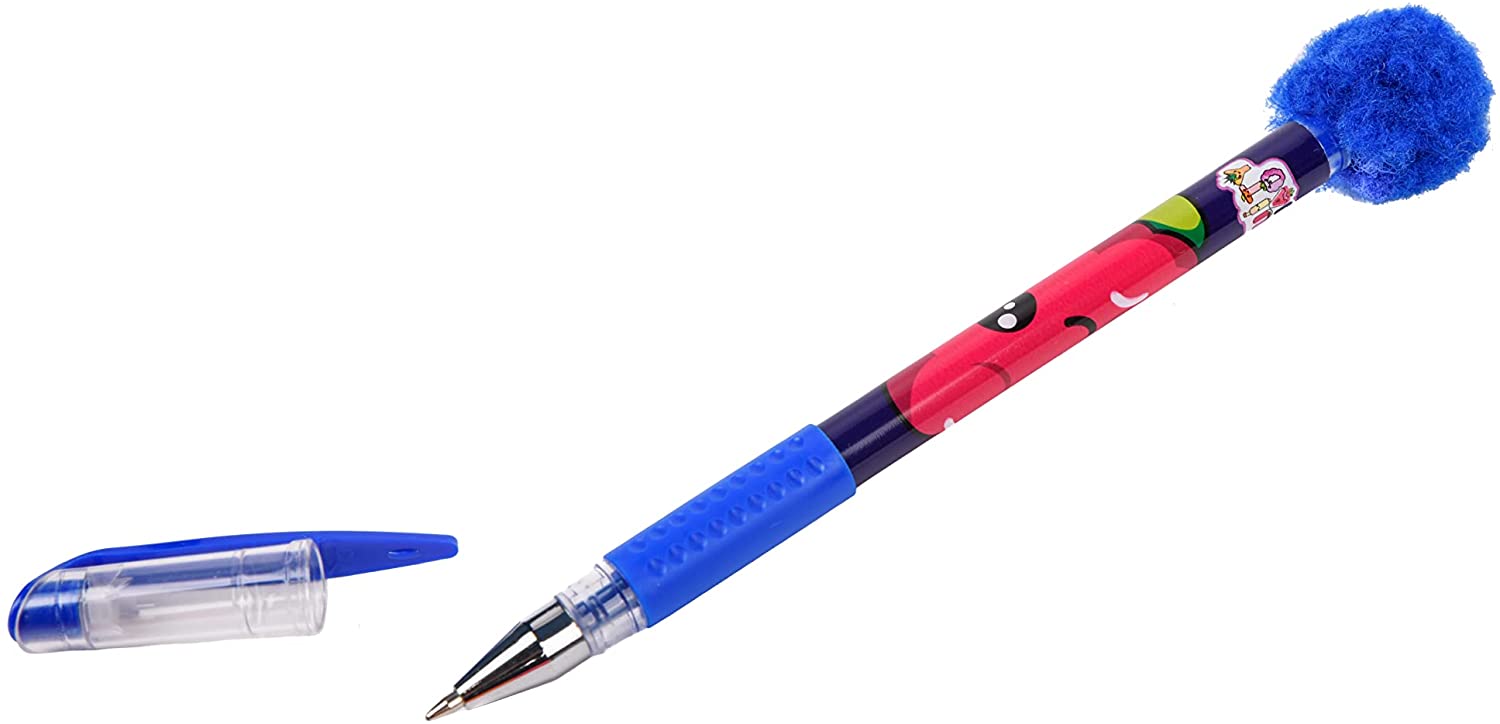 FRUITY SQUAD - Set of 12 Scented Gel Pens for Children, Assorted Colours FS60384 Multi-Coloured