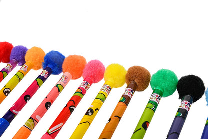 FRUITY SQUAD - Set of 12 Scented Gel Pens for Children, Assorted Colours FS60384 Multi-Coloured