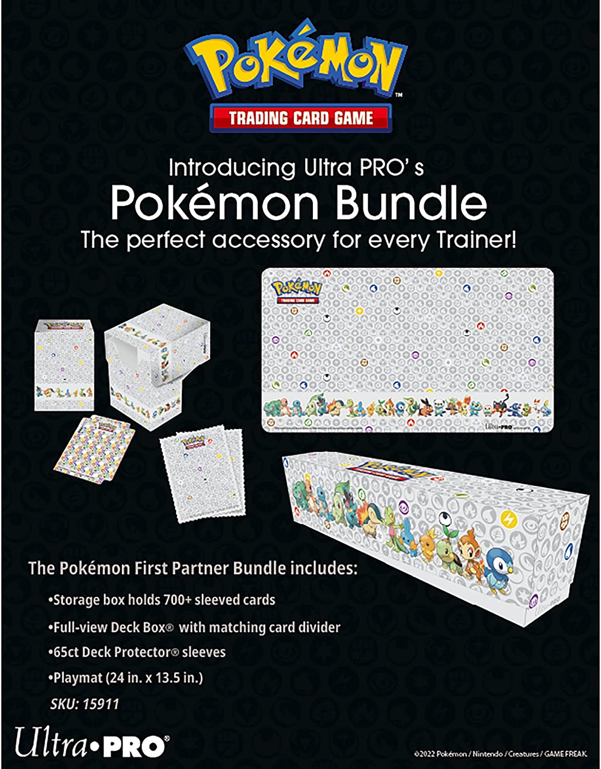 Ultra Pro Pokemon Accessory Bundle 15911, multicolore, 24" x 13,5"