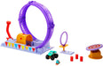 Mattel Disney Cars on the Road Set de juego Circo de acrobacias Pista para coches de juguete basado en la serie, inlcuye 2 vehículos personaje y accesorios, +4 años (HGV73