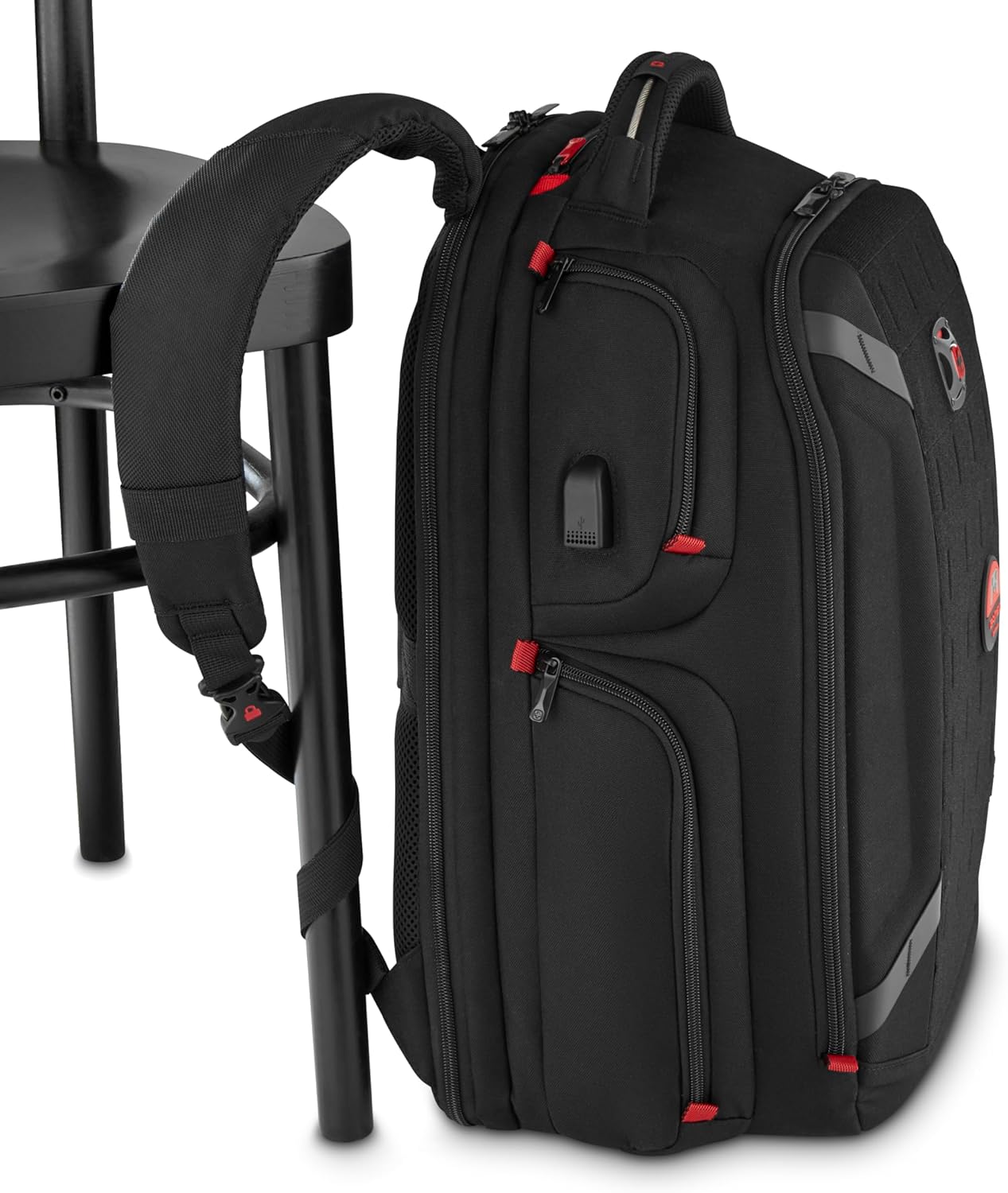 Wenger PlayerOne notebook case 43.9 cm (17.3") Backpack Black