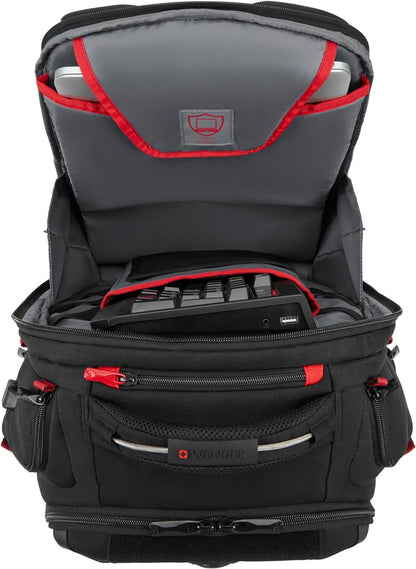 Wenger PlayerOne notebook case 43.9 cm (17.3") Backpack Black