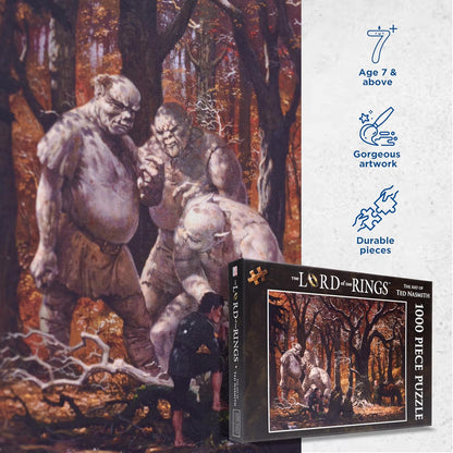 The Lord of the Rings: Trollshaws Jigsaw Puzzle, 1000 Piece Puzzle for Adults and Kids, Stunning Art and Visuals, Age 7+